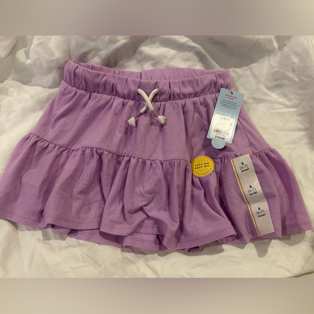 Cat&Jack lavender skort new w/tags
